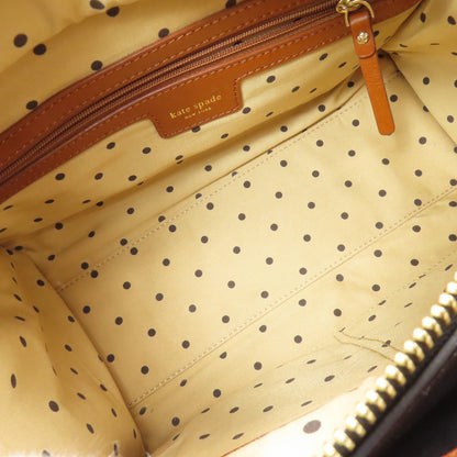 kate spade ケイトスペード ロゴ ハンドバッグ レザー レディース 中古