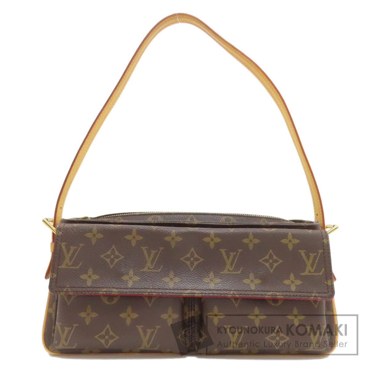 LOUIS VUITTON ルイヴィトン M51164 ヴィヴァシテMM ショルダーバッグ モノグラムキャンバス レディース 中古