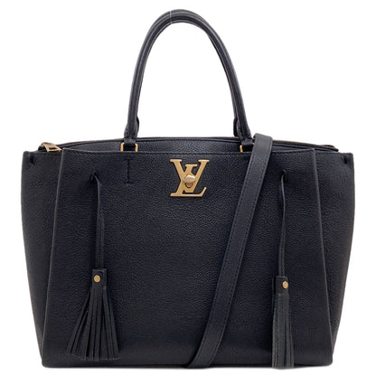 LOUIS VUITTON ルイヴィトン M54569 ロックミート ハンドバッグ カーフ レディース 中古