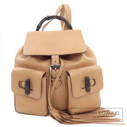 GUCCI グッチ 370833 バンブー フリンジ リュック・デイパック カーフ レディース 中古
