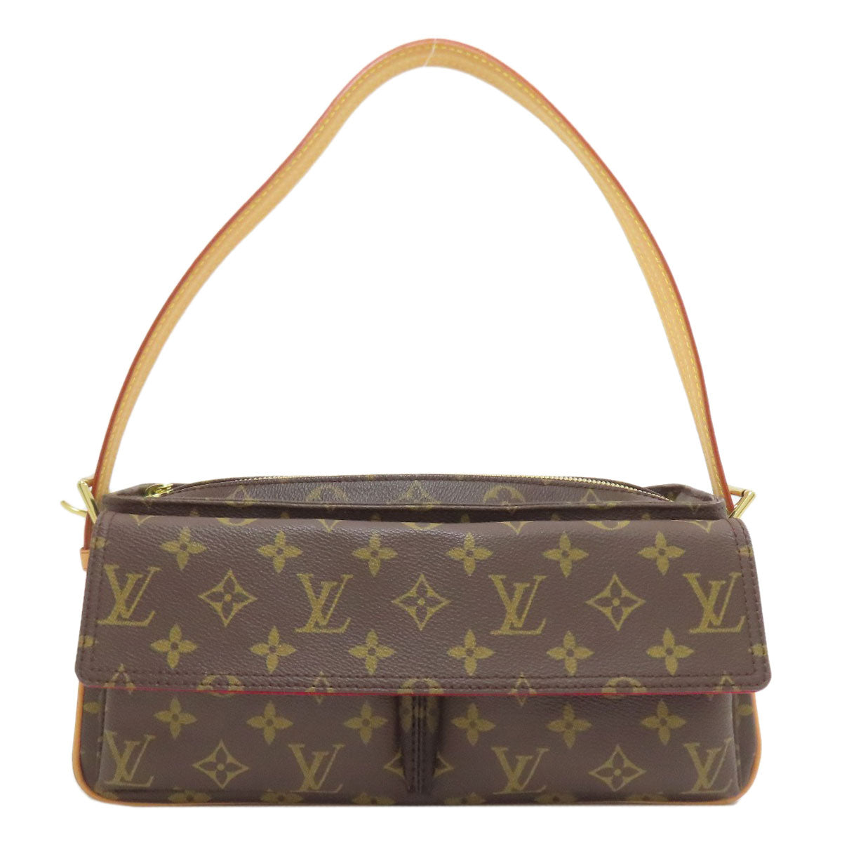 LOUIS VUITTON ルイヴィトン M51164 ヴィヴァ・シテMM ショルダーバッグ モノグラムキャンバス レディース 中古
