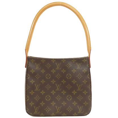 LOUIS VUITTON ルイヴィトン M51146 ルーピングMM ハンドバッグ モノグラムキャンバス レディース 中古