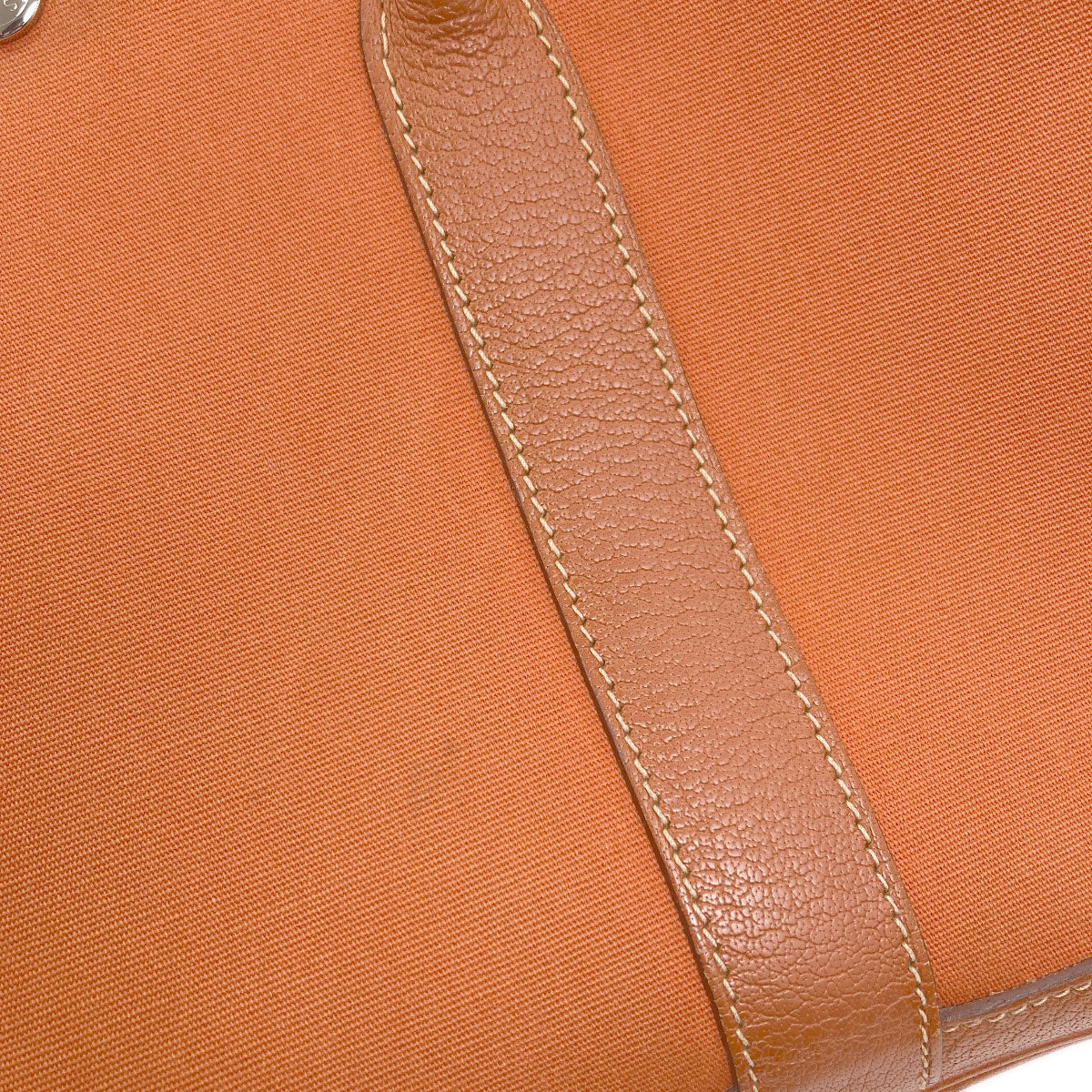 HERMES エルメス ガーデンパーティTPM シルバー金具 ハンドバッグ トワルオフィシェ レディース 中古