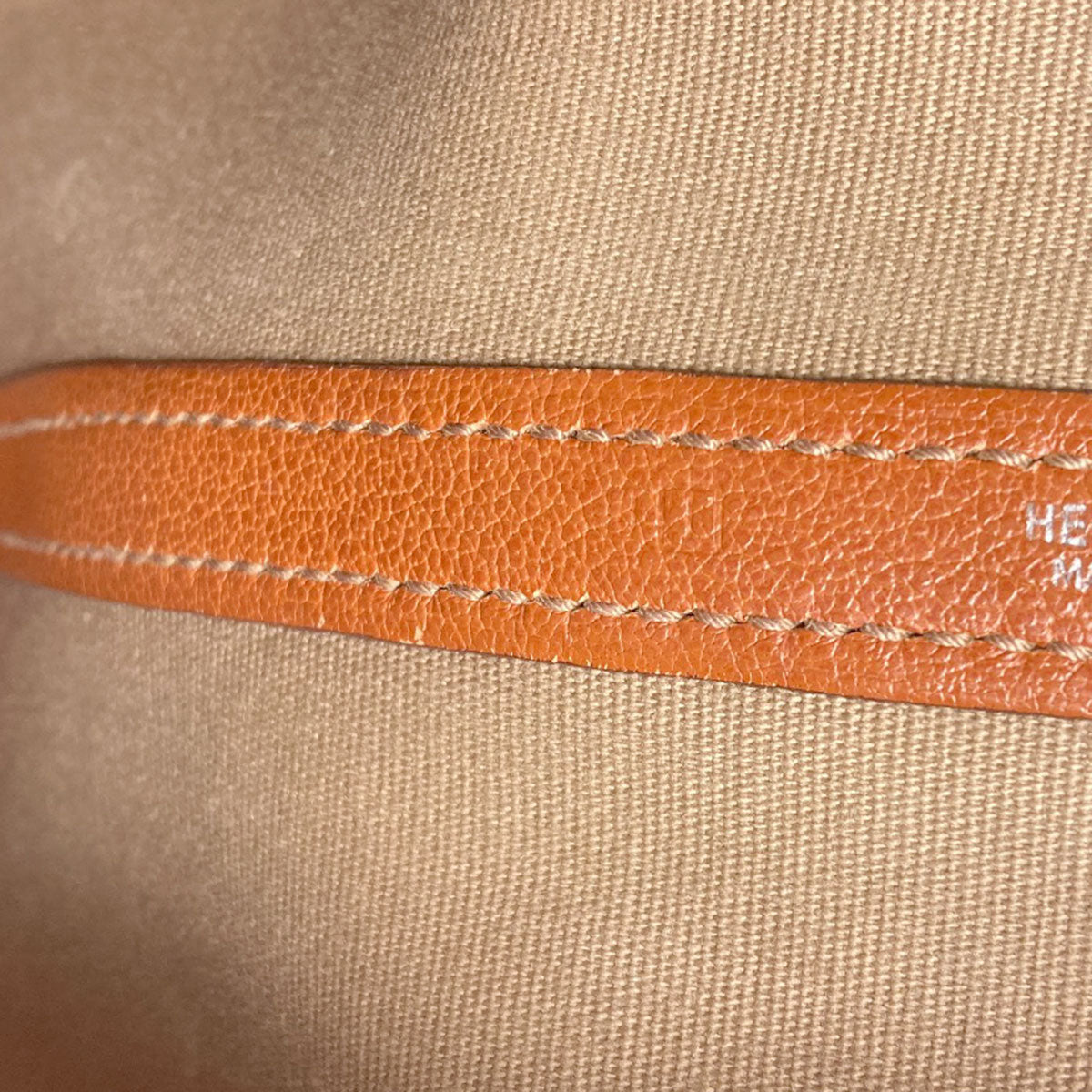 HERMES エルメス ガーデンパーティTPM シルバー金具 ハンドバッグ トワルオフィシェ レディース 中古