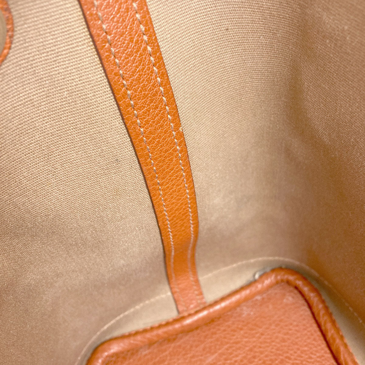 HERMES エルメス ガーデンパーティTPM シルバー金具 ハンドバッグ トワルオフィシェ レディース 中古
