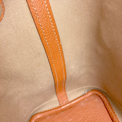 HERMES エルメス ガーデンパーティTPM シルバー金具 ハンドバッグ トワルオフィシェ レディース 中古