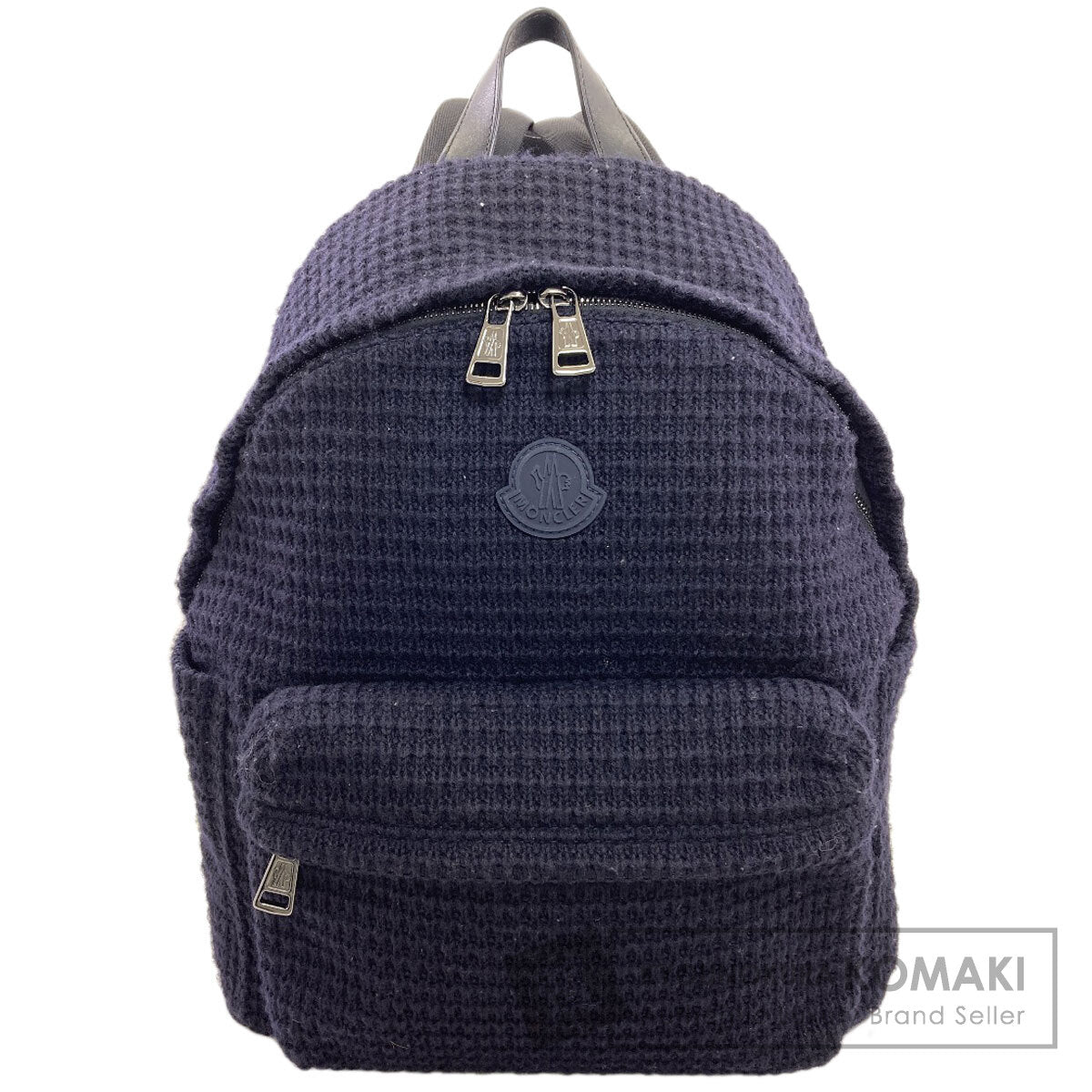 MONCLER モンクレール ロゴ リュック・デイパック ウール レディース 中古