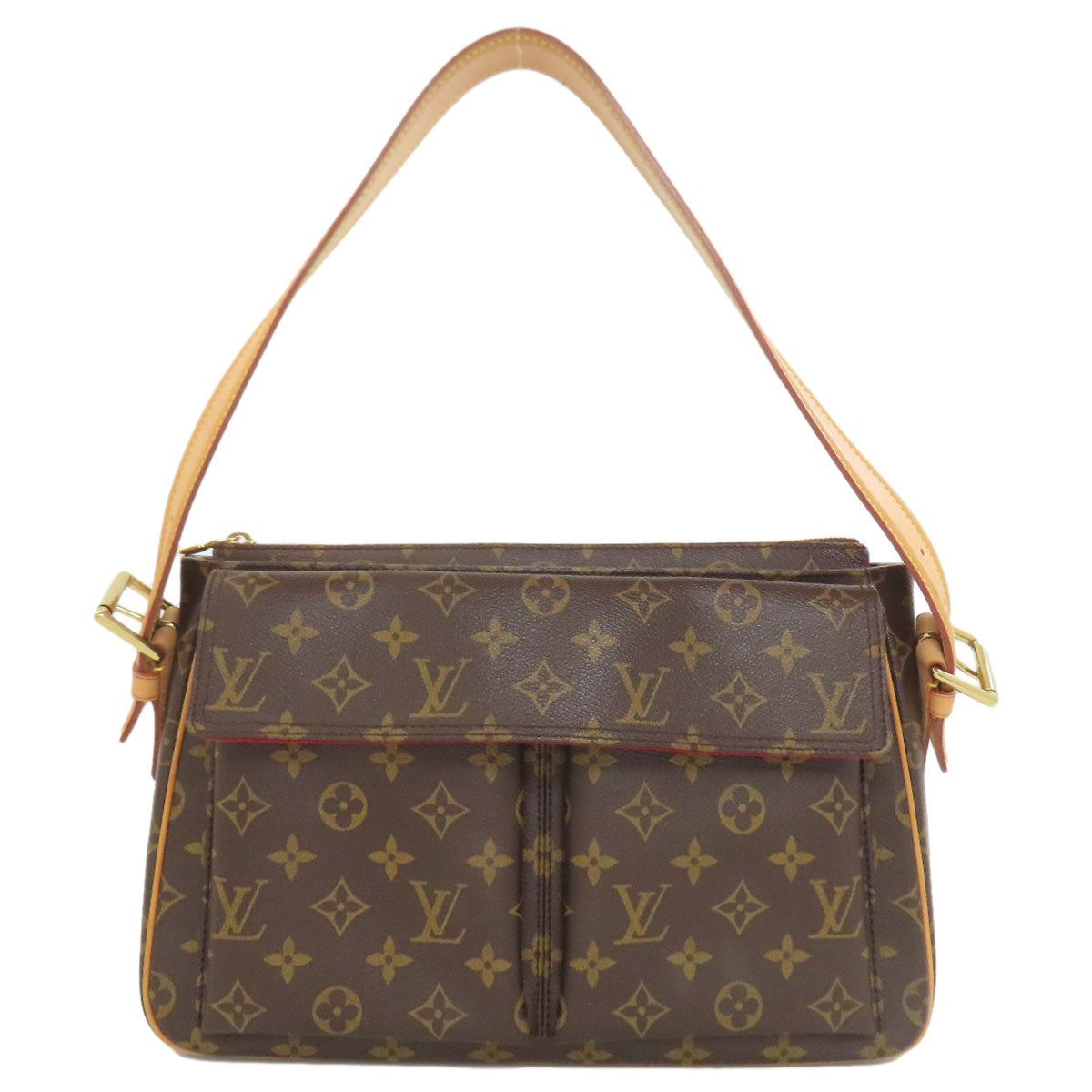 LOUIS VUITTON ルイヴィトン M51163 ヴィバ・シテGM ハンドバッグ モノグラムキャンバス レディース 中古