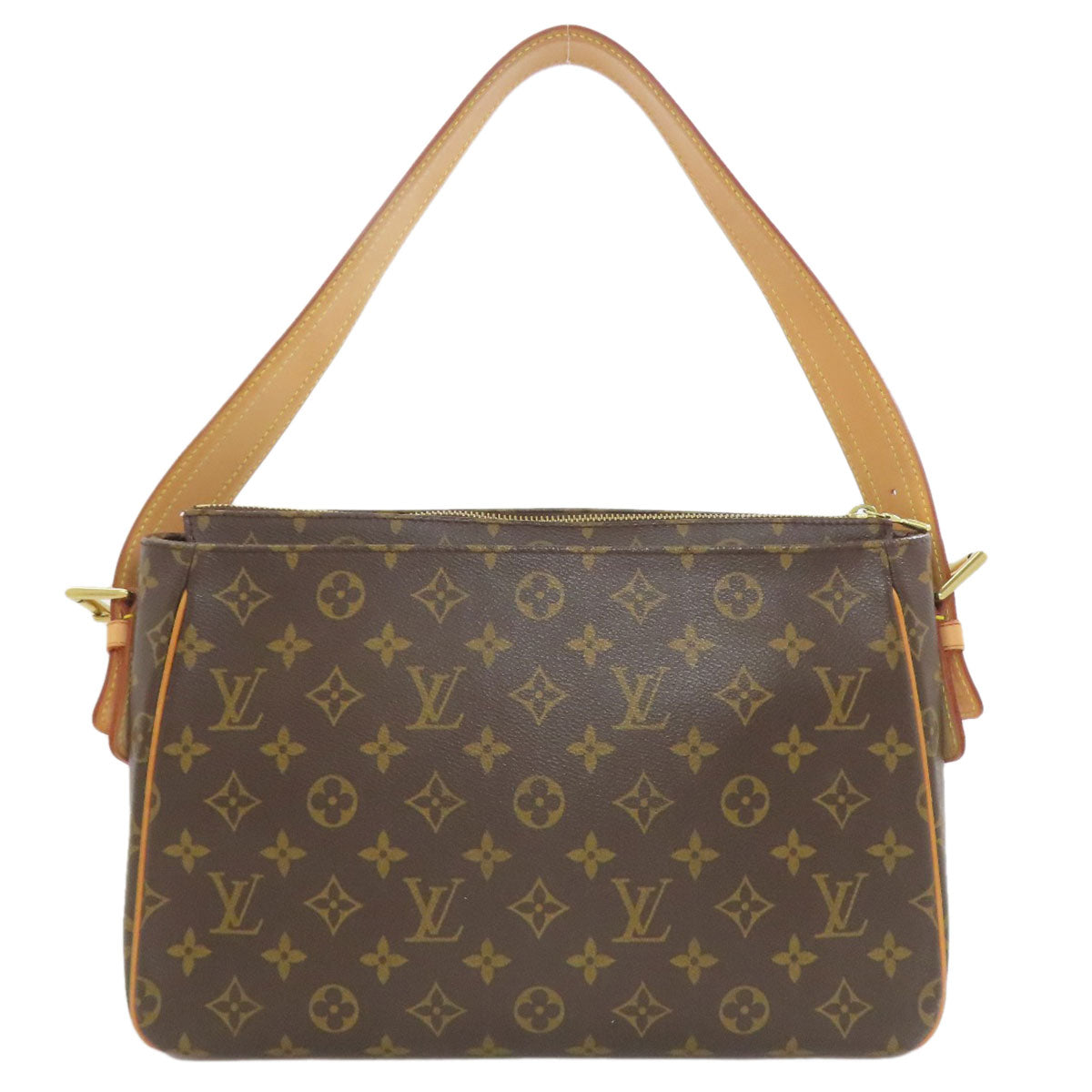 LOUIS VUITTON ルイヴィトン M51163 ヴィバ・シテGM ハンドバッグ モノグラムキャンバス レディース 中古