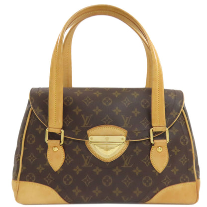 LOUIS VUITTON ルイヴィトン M40120 ヒバリーGM トートバッグ モノグラムキャンバス レディース 中古