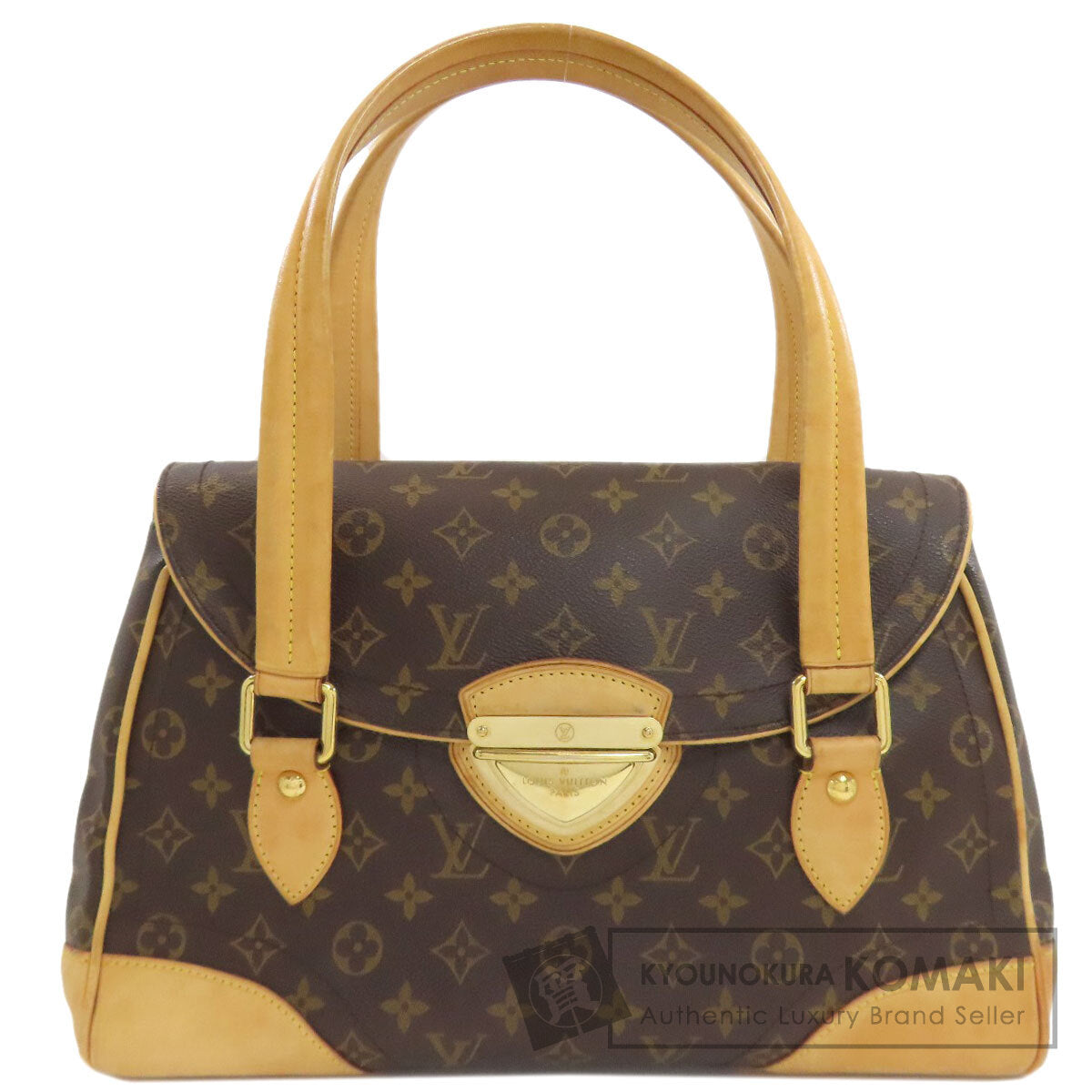 LOUIS VUITTON ルイヴィトン M40120 ヒバリーGM トートバッグ モノグラムキャンバス レディース 中古