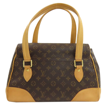 LOUIS VUITTON ルイヴィトン M40120 ヒバリーGM トートバッグ モノグラムキャンバス レディース 中古