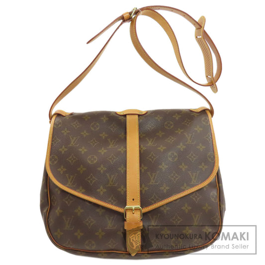 LOUIS VUITTON ルイヴィトン M42254 ソミュール35 ショルダーバッグ モノグラムキャンバス レディース 中古