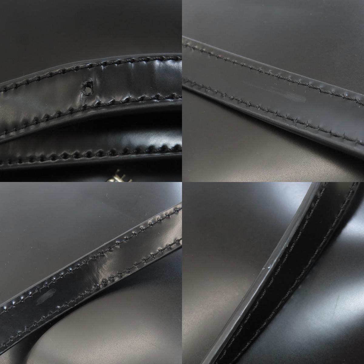 VERSACE ヴェルサーチ ロゴ ショルダーバッグ レザー レディース 中古