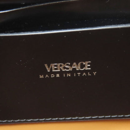 VERSACE ヴェルサーチ ロゴ ショルダーバッグ レザー レディース 中古