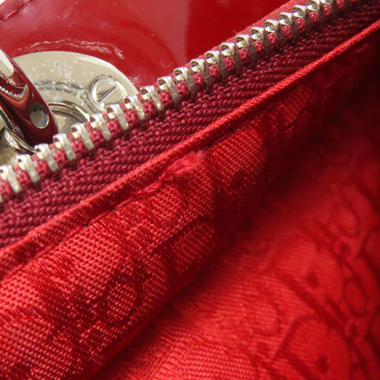 CHRISTIAN DIOR クリスチャンディオール レディディオール 2WAY ハンドバッグ エナメル レディース 中古