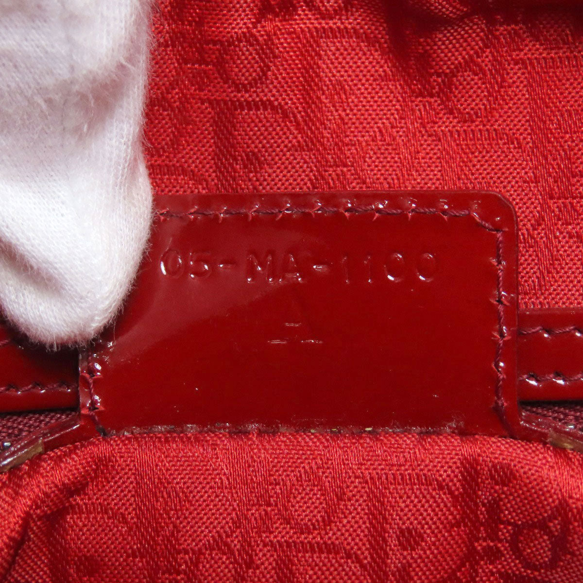 CHRISTIAN DIOR クリスチャンディオール レディディオール 2WAY ハンドバッグ エナメル レディース 中古