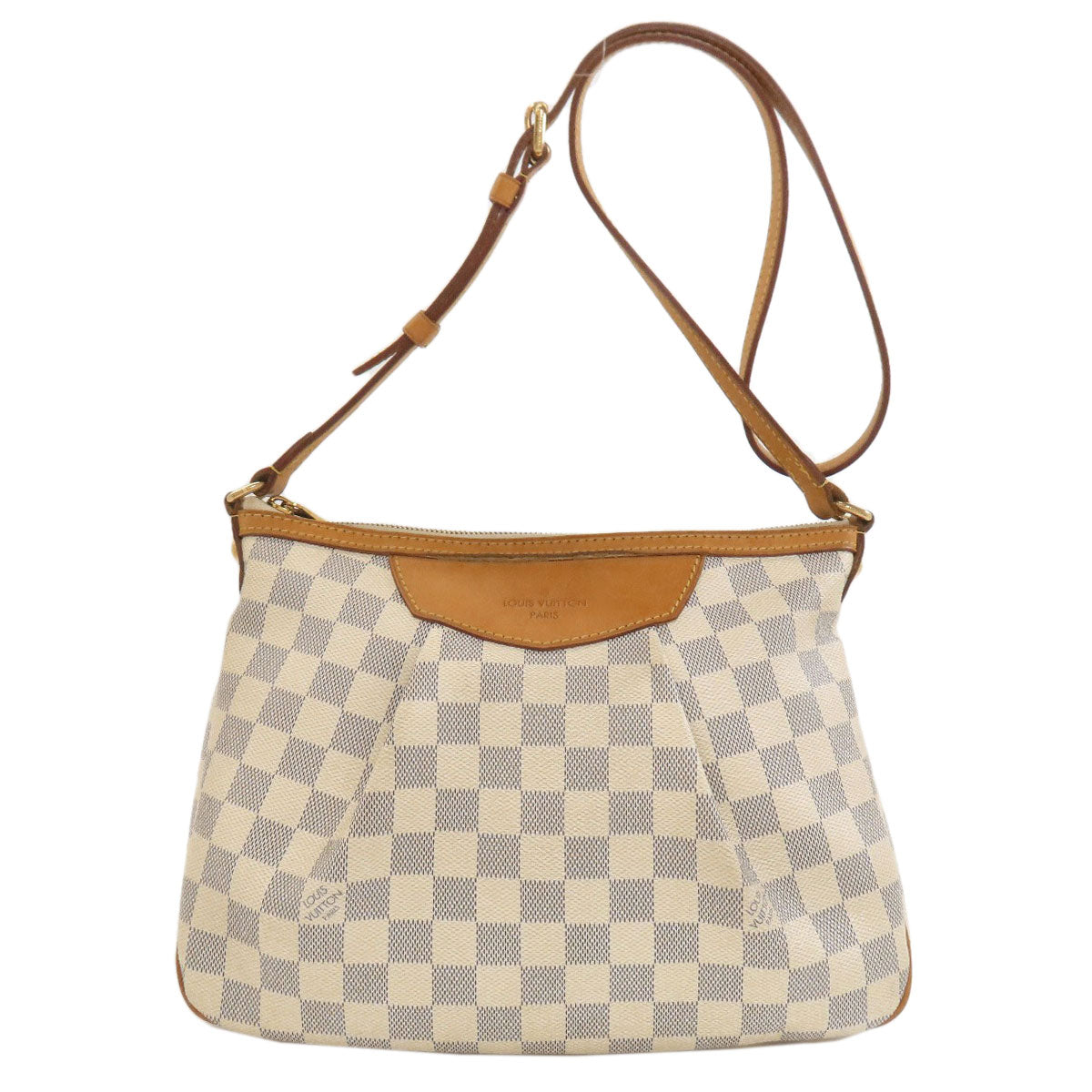 LOUIS VUITTON ルイヴィトン N41113 シラクーサPM ショルダーバッグ ダミエキャンバス レディース 中古