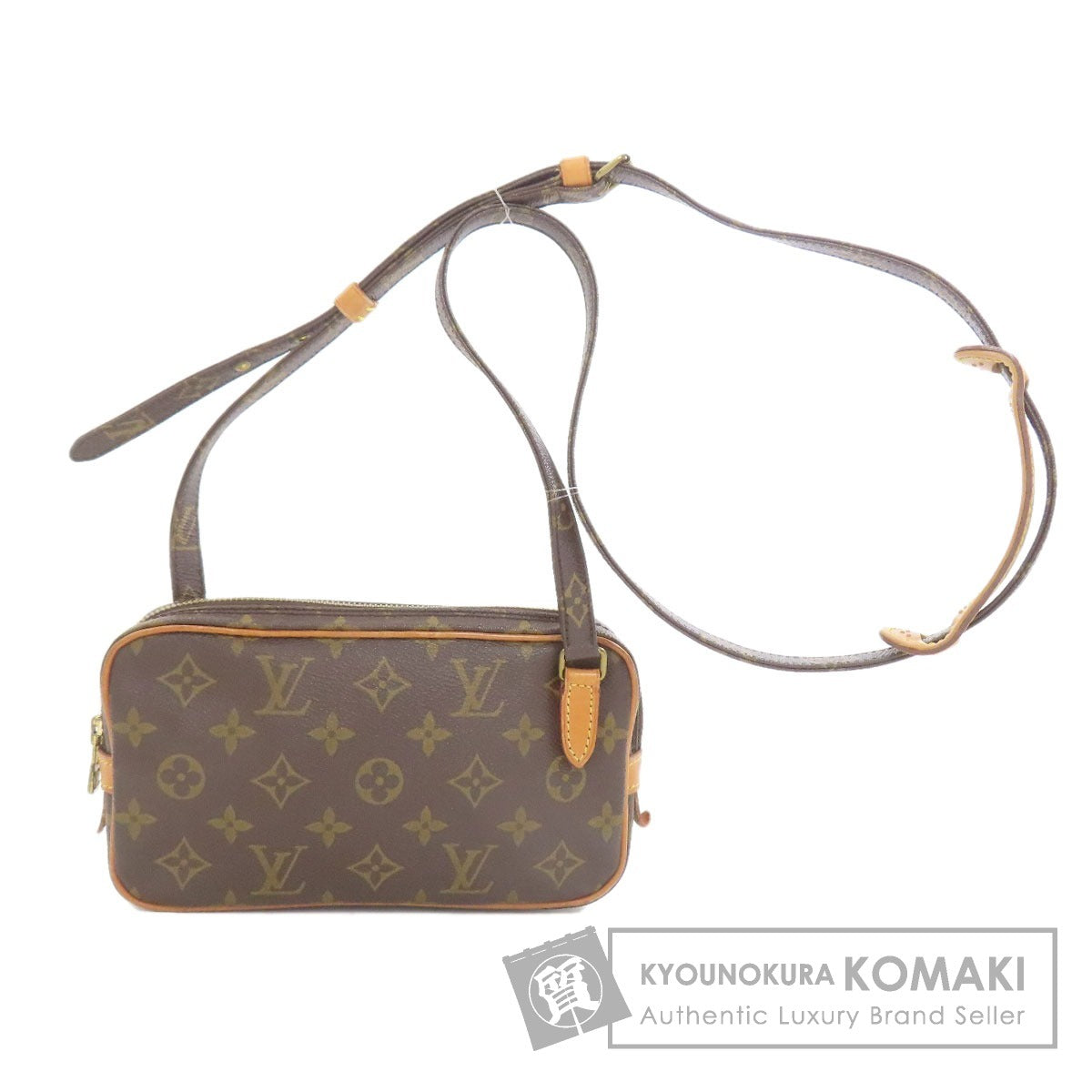 LOUIS VUITTON ルイヴィトン M51828 ポシェット・マルリーバンドリエール ショルダーバッグ モノグラムキャンバス レディース 中古