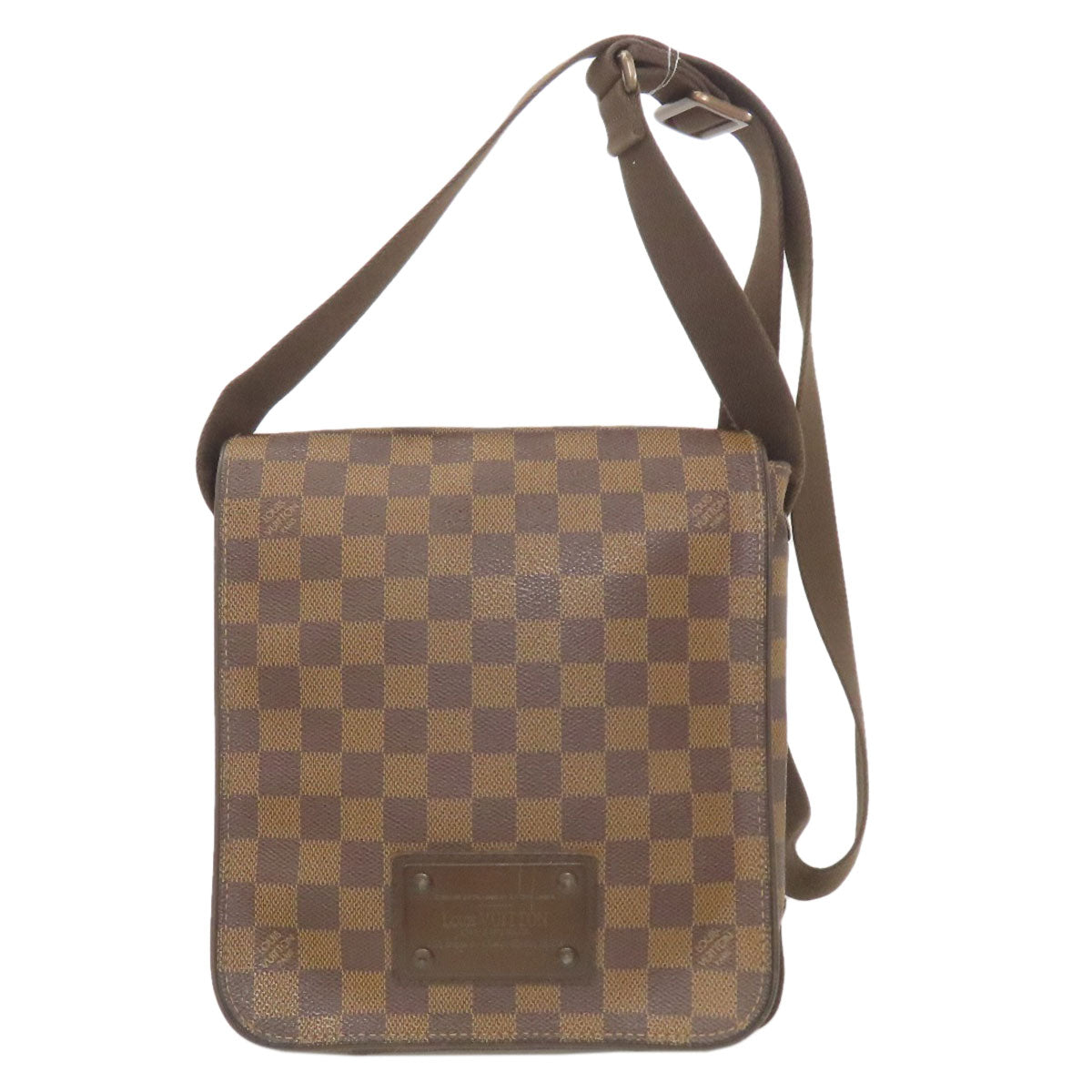 LOUIS VUITTON ルイヴィトン N51210 ブルックリンPM ショルダーバッグ ダミエキャンバス レディース 中古