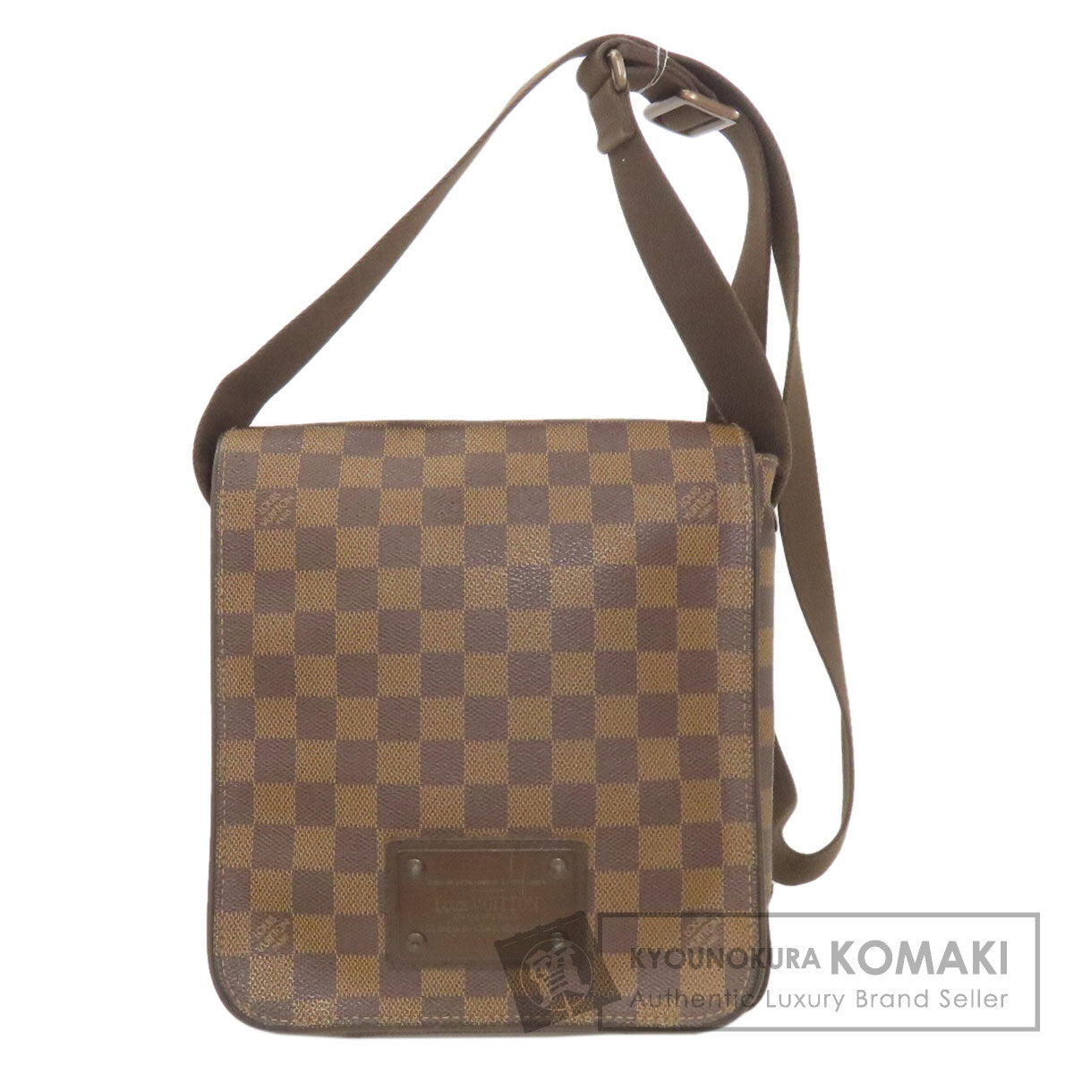 LOUIS VUITTON ルイヴィトン N51210 ブルックリンPM ショルダーバッグ ダミエキャンバス レディース 中古