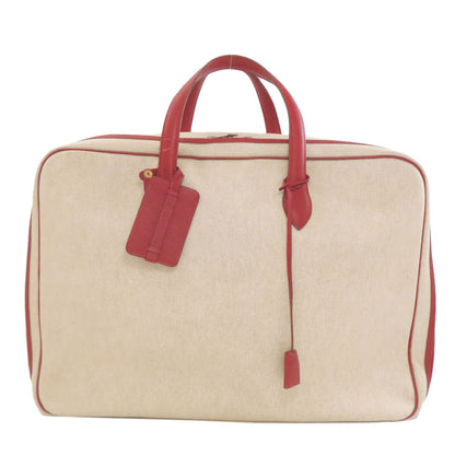 HERMES エルメス ヴィクトリア50 ゴールド金具 ボストンバッグ トリヨン レディース 中古