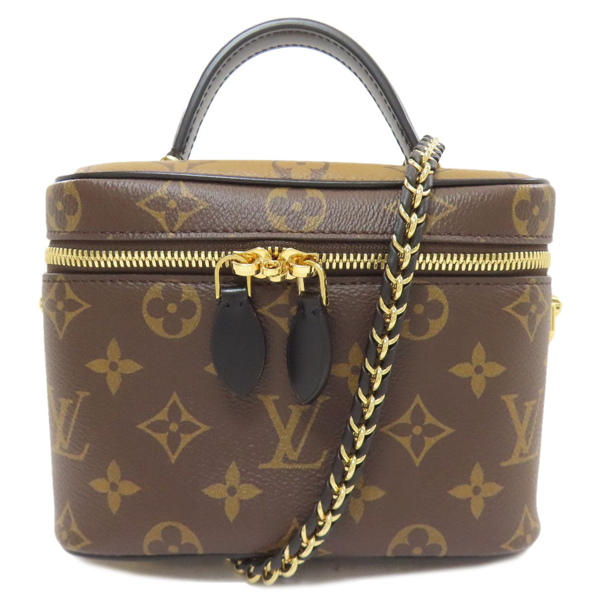 LOUIS VUITTON ルイヴィトン M45165  ヴァニティNV PM ハンドバッグ モノグラムリバース レディース 中古