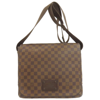 LOUIS VUITTON ルイヴィトン N51211 ブルックリンMM ショルダーバッグ ダミエキャンバス レディース 中古