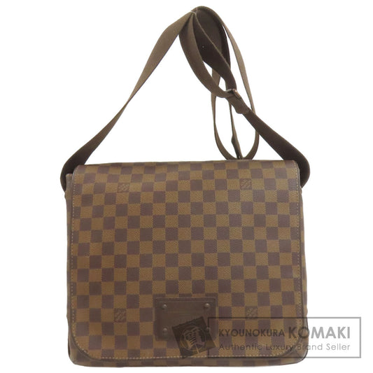 LOUIS VUITTON ルイヴィトン N51211 ブルックリンMM ショルダーバッグ ダミエキャンバス レディース 中古