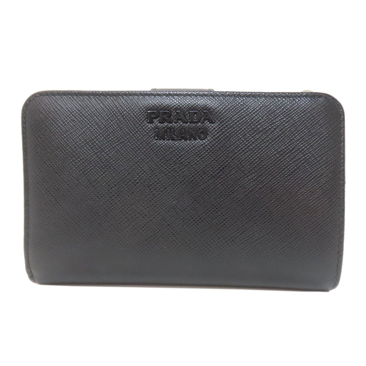 PRADA プラダ 1ML225 リップチャーム 二つ折り財布（小銭入れあり） サフィアーノ レディース 中古