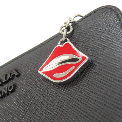 PRADA プラダ 1ML225 リップチャーム 二つ折り財布（小銭入れあり） サフィアーノ レディース 中古
