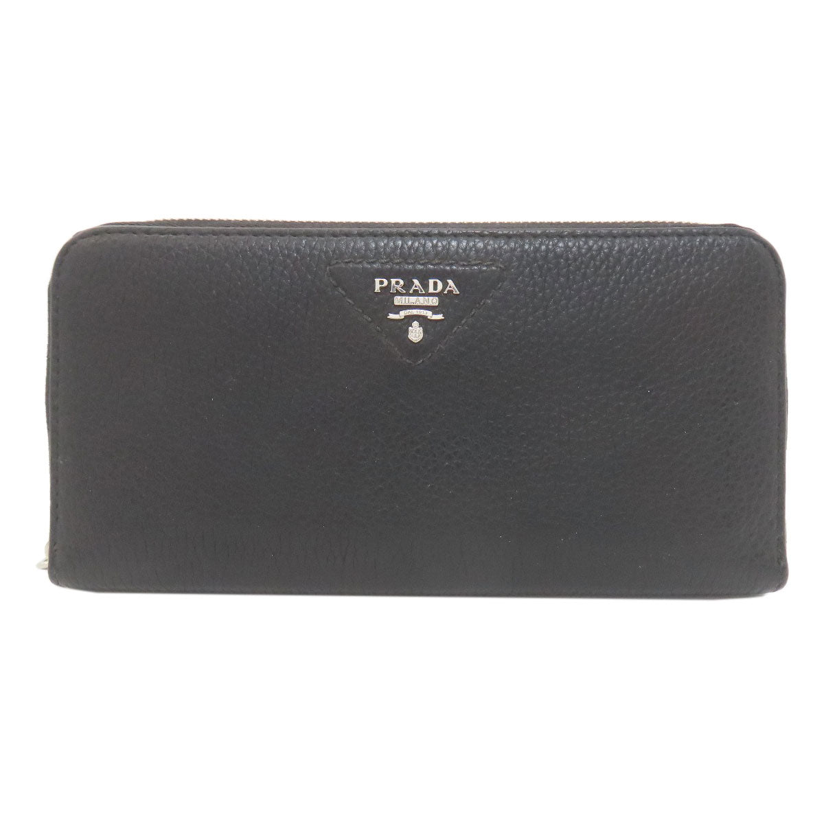 PRADA プラダ トライアングル 長財布（小銭入れあり） レザー レディース 中古