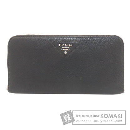 PRADA プラダ トライアングル 長財布（小銭入れあり） レザー レディース 中古