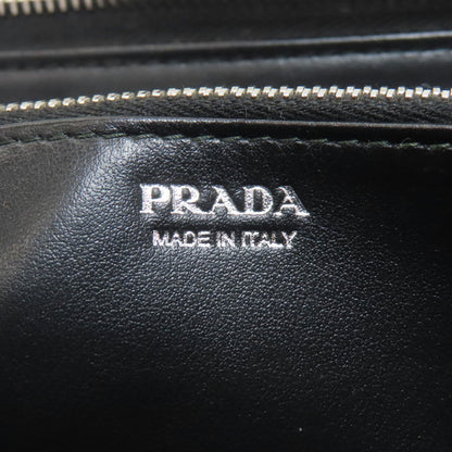PRADA プラダ トライアングル 長財布（小銭入れあり） レザー レディース 中古