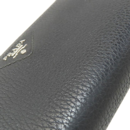 PRADA プラダ トライアングル 長財布（小銭入れあり） レザー レディース 中古