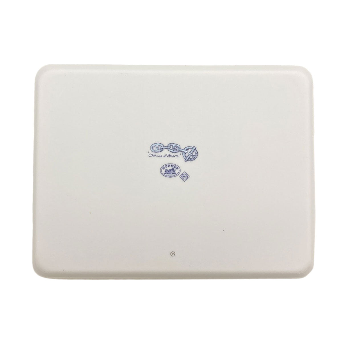 HERMES エルメス シェーヌ・ダンクル スクエアプレート 皿 陶器 レディース 中古