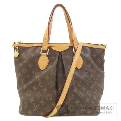 LOUIS VUITTON ルイヴィトン M40145 パレルモPM トートバッグ モノグラムキャンバス レディース 中古