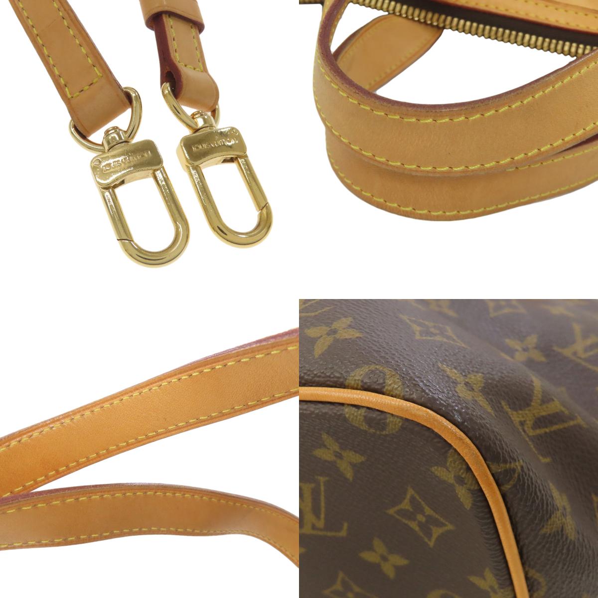 LOUIS VUITTON ルイヴィトン M40145 パレルモPM トートバッグ モノグラムキャンバス レディース 中古