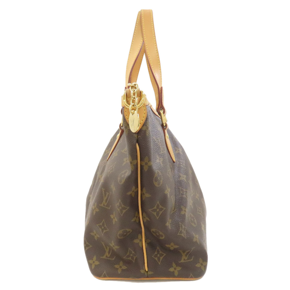 LOUIS VUITTON ルイヴィトン M40145 パレルモPM トートバッグ モノグラムキャンバス レディース 中古