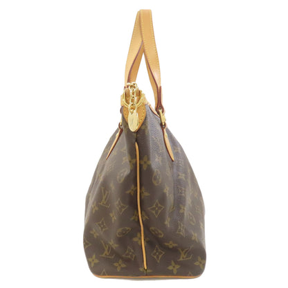 LOUIS VUITTON ルイヴィトン M40145 パレルモPM トートバッグ モノグラムキャンバス レディース 中古