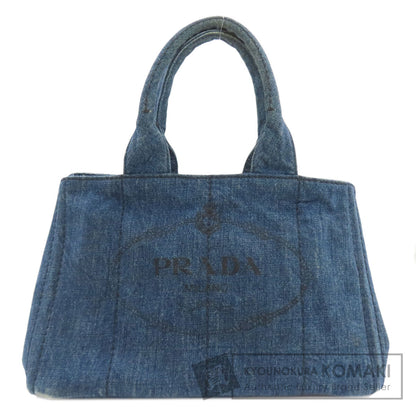 PRADA プラダ カナパ トートバッグ デニム レディース 中古