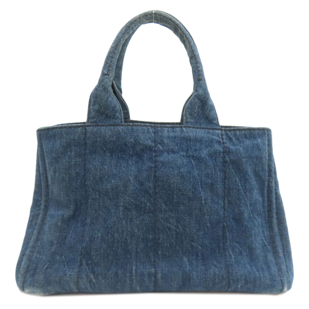 PRADA プラダ カナパ トートバッグ デニム レディース 中古