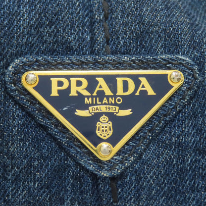PRADA プラダ カナパ トートバッグ デニム レディース 中古