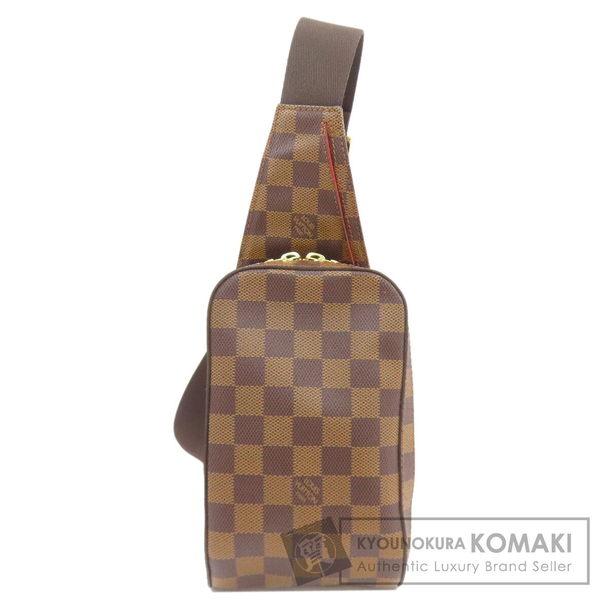LOUIS VUITTON ルイヴィトン N51994 ジェロニモス ボディバッグ ダミエキャンバス レディース 中古