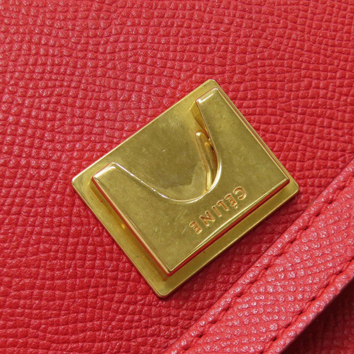 CELINE セリーヌ ベルトバッグ 2WAY ハンドバッグ カーフ レディース 中古