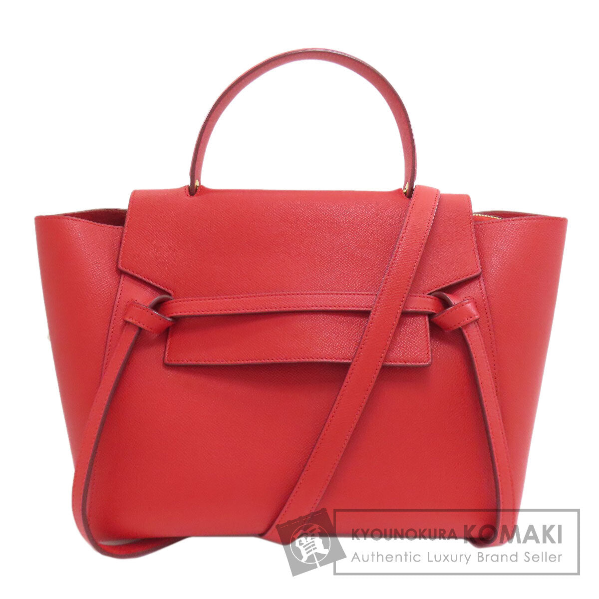 CELINE セリーヌ ベルトバッグ 2WAY ハンドバッグ カーフ レディース 中古