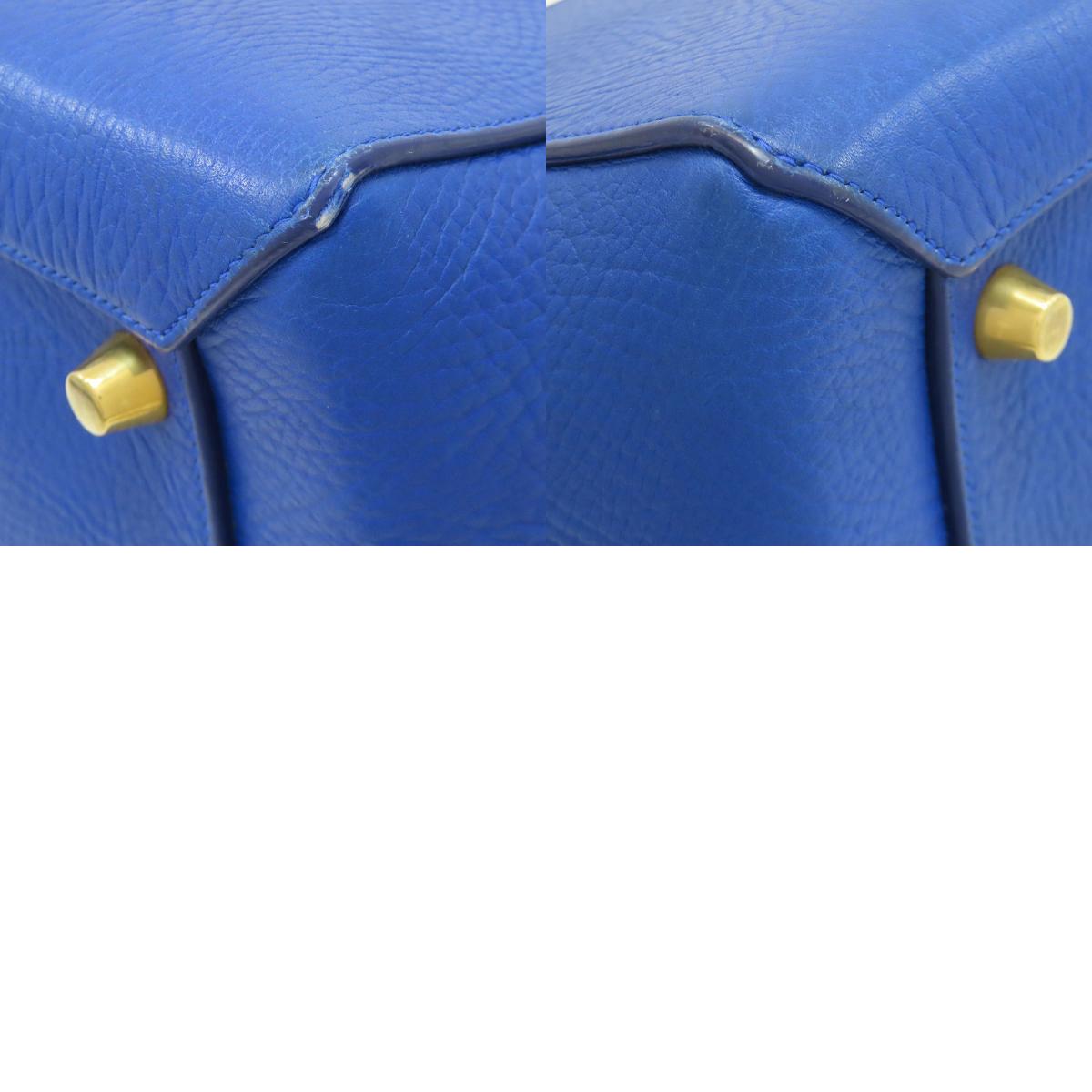 CELINE セリーヌ ベルトバッグ 2WAY ハンドバッグ カーフ レディース 中古