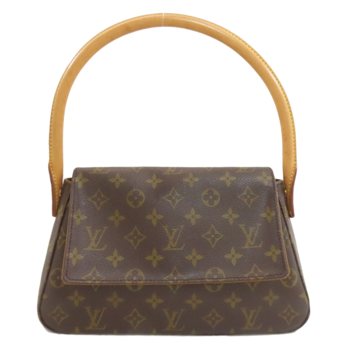 LOUIS VUITTON ルイヴィトン M51147 ミニルーピング ハンドバッグ モノグラムキャンバス レディース 中古