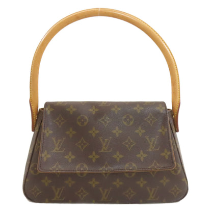 LOUIS VUITTON ルイヴィトン M51147 ミニルーピング ハンドバッグ モノグラムキャンバス レディース 中古