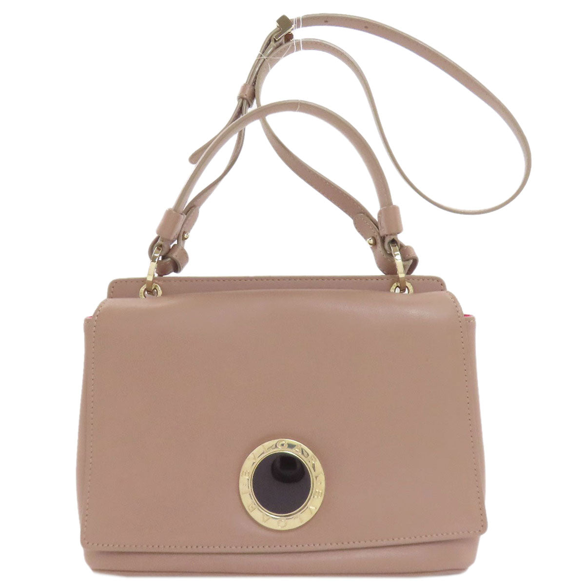 BVLGARI ブルガリ ブルガリブルガリ 2WAY ハンドバッグ レザー レディース 中古